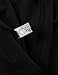 Ohoo Men's Fleece Turtleneck Sweater Slim Fit Lightweight Pullover / DCT001-BLACK-2XL