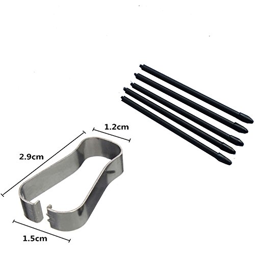 EMiEN Touch Stylus Pen S Pen Tip Nibs Replacement for Samsung Galaxy Note 8 (Black) + Tweezers Tool