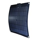 Nature Power 56701 15-watt Semi-Flex Monocrystalline Solar Panel for 12-volt Charging