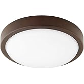 quorum lighting 1012-986 LED- Damp-Rated 24-Watt Light Kit, Oiled Bronze