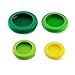 Generic Reusable Silicone Food Savers Fresh Greens Set of 4