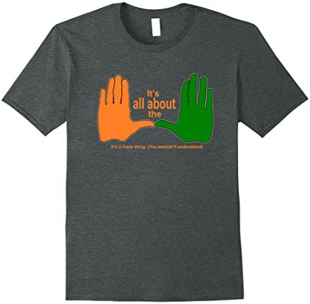 Mens The  All About the U Graphic Upraised Hands T Shirt Medium Dark Heather