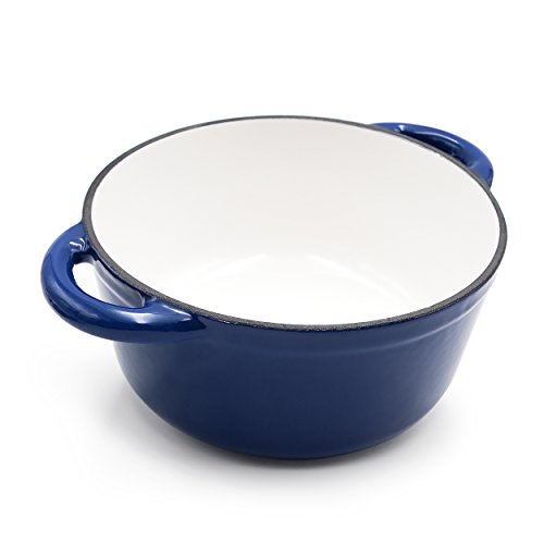 AIDEA Dutch Oven Enameled Cast Iron Round, Bread Baking Pot with Lid