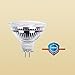 MR16 LED Light Bulbs with GU5.3 Base 12V AC/DC 40W Equivalent Halogen Replacement Warm White 4W Spotlight with 400 Lumen 6 Packs