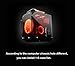 CONISY 120mm PC Case Cooling Fan Super Silent Computer LED High Airflow Cooler Fans - Orange (2 Pack)
