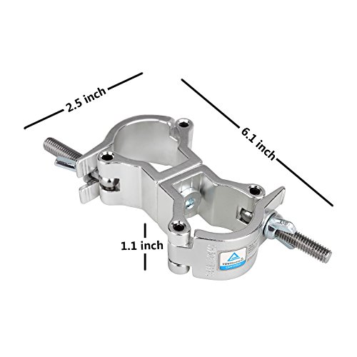 mountain ark 5 Pack DJ Truss Swivel Clamp And Turn As Needed Two 360 Degree Clamps fit Pipe 32-35mm F24