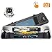 Campark Backup Camera 1080P Mirror Dash Cam 5 inch Touch Screen Rearview Front and Rear Dual Lens Dashboard Recorder with Waterproof Reversing Camera