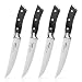 Steak Knives, Steak Knife Set of 4 Premium Kitchen Table Knife 4.5 Inch Straight Edge Blade Dinner Knives Non Serrated primary