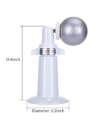 haoyou Mount Soporte de montaje soporte ajustable al aire última intervensión interior equipados con cuerda de seguridad para Arlo Pro Arlo Camera Arlo Go Arlo Pro 2 (2 unidades), color blanco