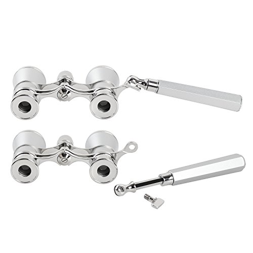 3 Binoculars+Lorgnette+Theater+Glasses+Binocular+Concert%25EF%25BC%2588Silver%25EF%25BC%2589