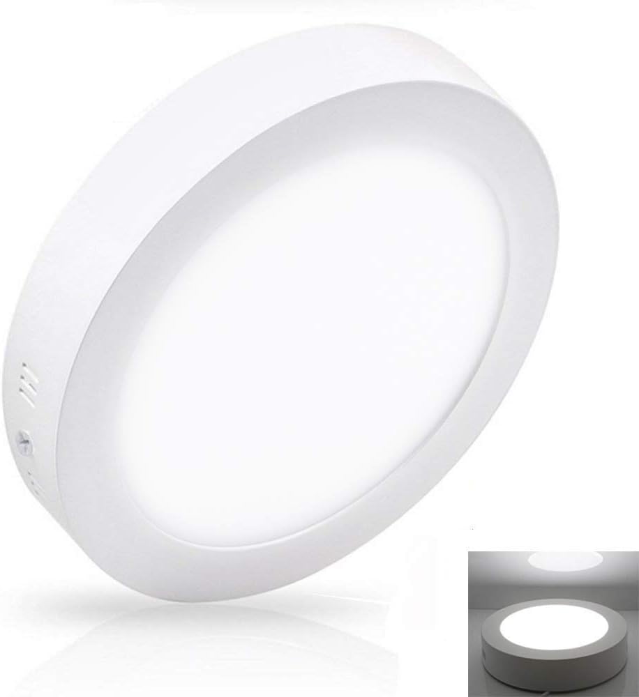 DINGLILIGHTING 12W Led Bathroom Ceiling Light, Aluminum 6000K Surface