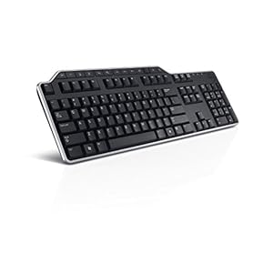 Dell Kb522 Business Keyboard-Black, Quiet Acoustics, 7 Programmable Hot Keys, Multimedia Keys, Two USB Ports for…