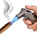 TOPKAY Torch Lighter, Triple Jet Flame Torch Lighter, Windproof Refillable Butane Torch Lighter with Punch, Safety Lock, Zinc Alloy Material (Sold Without Gas)thumb 2