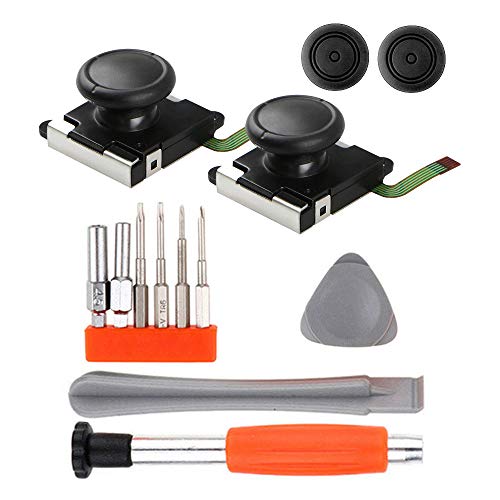 Replacement Joystick for Nintendo Switch Joy-Con Controller,YTTL 3D Replacement Analog Thumb Stick for Nintendo Switch Joy-Con Controller Include Screwdriver Sets Tools Repair Kits - Thumbnail 7