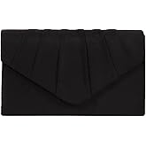 BBjinronjy Clutch Purse Evening Bag for Women Evening Wedding Party Velvet Suede Pleated Handbag