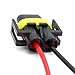 PartsSquare 4X 880 H11 881 Extended Wiring Harness Sockets Connector For Fog Driving Lights