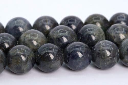 9MM Genuine Natural Iolite Beads South Africa Grade A+ Round Loose Beads 16'',