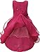 Shiny Toddler Little Girls Embroidered Beaded Flower Girl Birthday Party Dress with Petticoat 7t-8t(Tag 130),Fuchsia