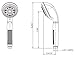 Dura Faucet - Massage Shower Wand for RV - Luxury 5-Function - Shower Head Replacement for Recreational Vehicles, Motorhomes, Travel Trailers, Campers (Oil-Rubbed Bronze)