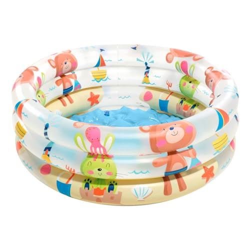 57106NP - Piscina Hinchable Colores con Base Hinchable 61 x 22 cm, 33 litros