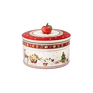 Villeroy & Boch Winter Bakery Delight Grote Voorraaddoos Voor Gebak, Premium Porselein, Kleurrijk