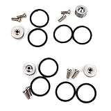 Kalevel 20pcs Airplane Propeller 3.17mm Prop Adapter 3.17mm Prop Saver Prop Adapter 3.17mm Rc Plane Prop Saver 3.17mm with Screws Rubber O Rings Kit for Brushless Motor Shaft