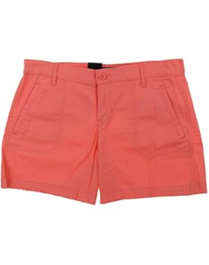 Jeans Women's Stretch Chino 4 Pocket Shorts (10, Chalky Coral)