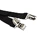 1 Pair Adjustable Elastic Shirt Stays Garter Straps Sock Suspenders for Men (Black Y Style)