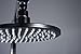 Aquafaucet Stainless Steel 8 Inch Round LED Rain Shower Head Without shower Arm, Oil Rubbed Bronze