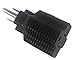 15 Amp Male To 20 Amp Female Plug Outlet 3 Prong Household T-Blade Adapter ETL-Listed