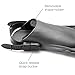 ELEMENTEX Naga Sports Series Kids Snorkel Set with Dry Top Snorkel, Single Lens Mask, Trek Fins, Mesh Bag - XS/XXS Yellow