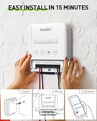 RAINPOINT 8 Zone Smart Sprinkler Controller - Local