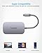 USB C Hub, EUASOO MacBook Pro Adatper USB C Dock, 9 in 2 USB C to HDMI Multiport Dongle Compatible for USB C Laptops and Other Type C Devices(4K HDMI USB3.0 SD/TF Card Reader PD Charging)