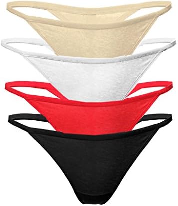 Cotton Whisper Ladies Sexy Thongs G-string Lingerie Underwear Multi-color XS/S