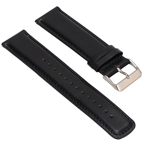 Watch Band/Strap for Pebble Time Smartwatch Band Replacement Accessories with Metal Clasps Watch Strap/Wristband Silicone (leather )