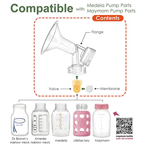Medela Breast Pump Maymom MyFit Flange Set, Two-Piece Breast