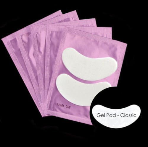 Eyelash Extension Under Eye Gel Pads Lint Free Patches Classic Shape 100 pairs