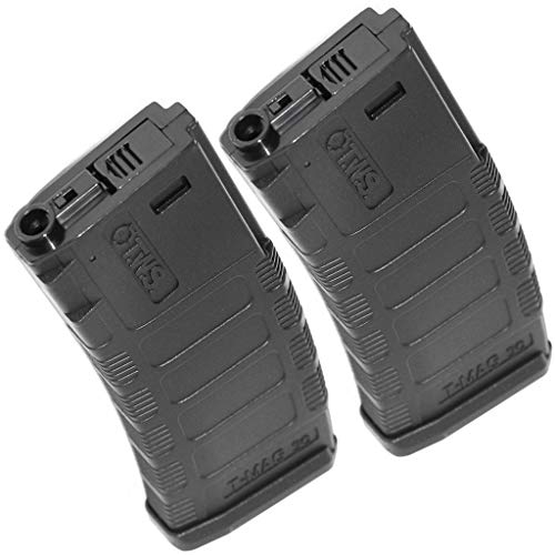 Airsoft Gear Parts Accessories King Arms 2pcs 370rd Tws T Mag Hi Cap Mag Magazine For Black Rain Ordnance M4 Tokyo Marui Cyma Ec Ares Ak Echo1 - 