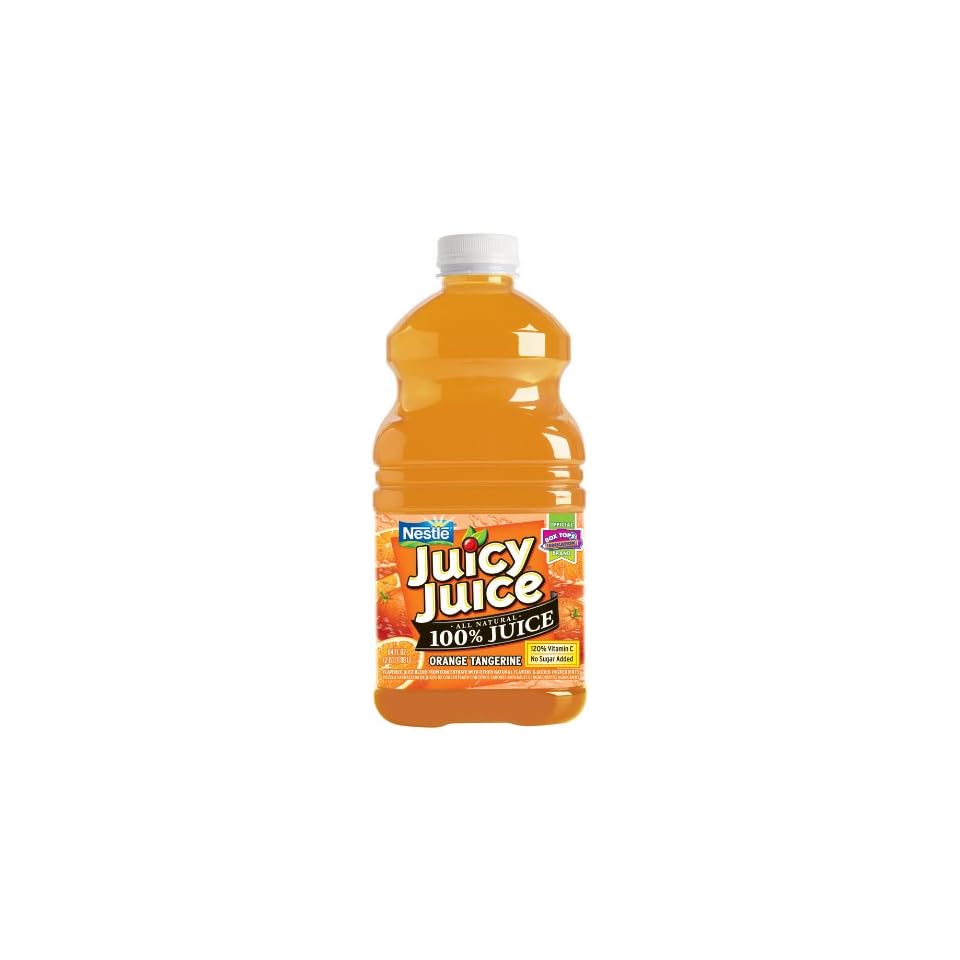 Juicy Juice Orange Tangerine Juice, 64 Ounce Pet Bottles (Pack of 8) on
