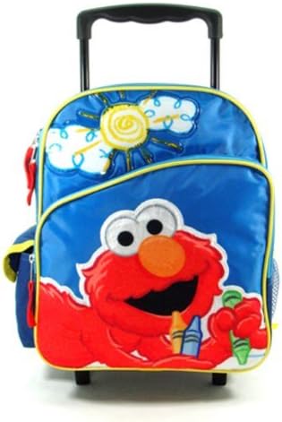 Small Rolling Backpack - Sesame Street - Elmo - Big Sun 12 by PBS