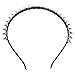 TOOGOO(R) Silver Metal Stud Rivet Spike Headband Hair Head Band Aliceband Punk Girl
