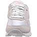 Reebok womens Classic Nylon Sneaker, Classic White/Light Grey, 7.5 US