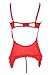 FENTI Womens' Handcuff Gartered Belt Lingerie Midnight Affair Set G-String