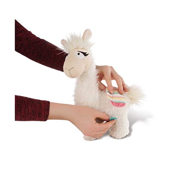 NICI 42248 La Lounge Kuscheltier Lama Dalia mit Satteldecke, 32 cm, bunt, Größe: ca, Größe: ca. 32 cm – Bild 3
