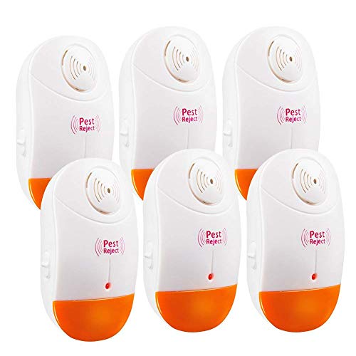VENSMILE Ultrasonic Pest Repeller 6 Pack Electronic Plug in Pest