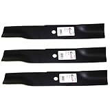MowerPartsGroup (3) Hi Lift Blades Fits Bad Boy 48" MZ, MZ Magnum Replaces 038-4825-00