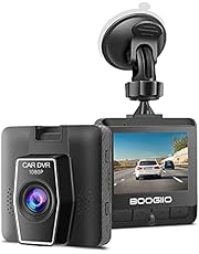 Dash Cam Front with 2.4" IPS Screen, BOOGIIO 1080P Dash Camera for Cars, Small Driving Recorder with G-Sensor, Parking Monitor, Loop Recording, Evidence Preserve, Motion Detection