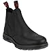 RedbacK Men's Bobcat UBBK Black Elastic Sided Soft Toe Leather Leather Work Boot