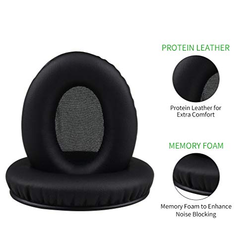 Earpad for Beats Studio 1.0 (1st Gen) Headphone, Replacement Ear Pad/Ear Cushion/Ear Cups/Ear Cover/Earpads Repair Parts for Monster Beats by Dr.Dre Studio 1.0 Headset,Black