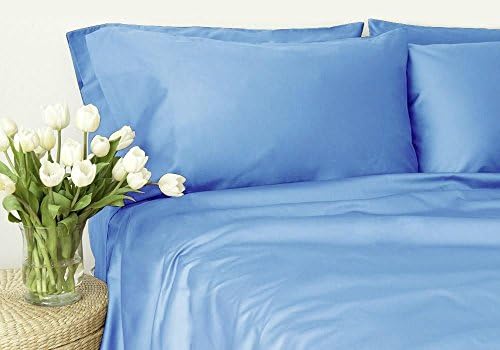 Hotel Luxury Bed Sheets Set-SALE TODAY ONLY! On Amazon..Ultra Silky Softest 1800 Series Platinum Collection- Vibrant Colors, Deep Pockets, Wrinkle &amp; Fade Resistant ( Queen - Light Blue )